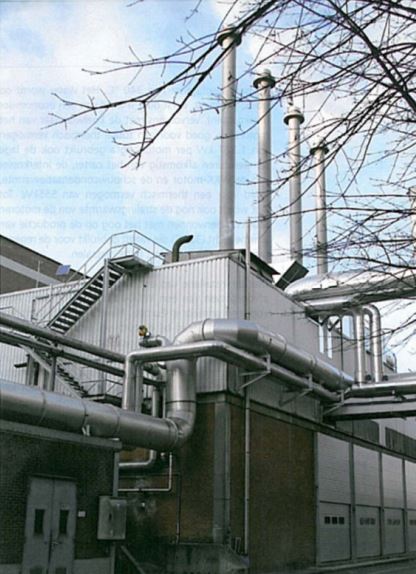Die Agfa-Kraft-Wärme-Kopplungsanlage nutzt Dampf aus Abwärme