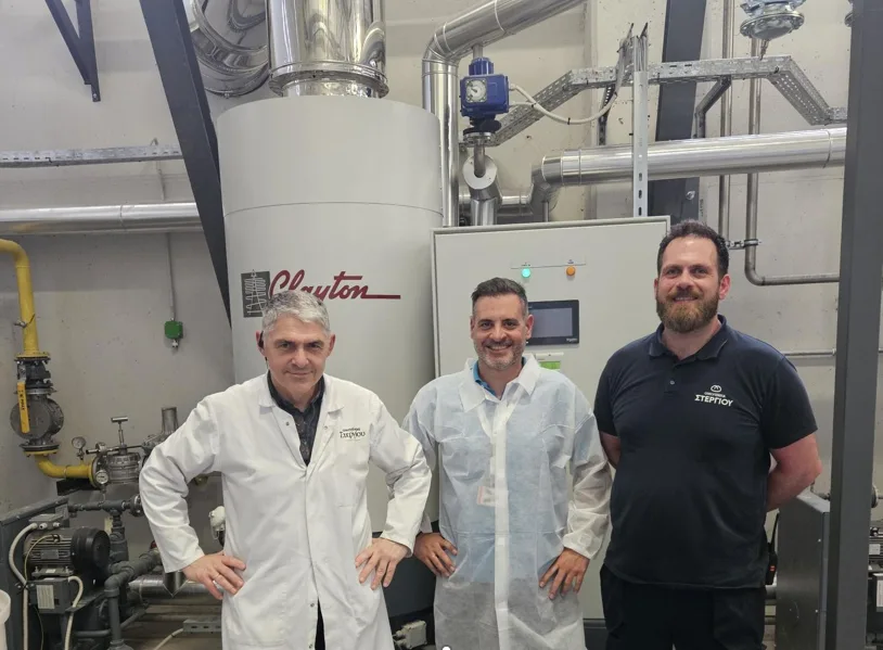 Familie Stergiou entscheidet sich für eine flexible Clayton-Dampflösung für die neue Backwarenproduktion