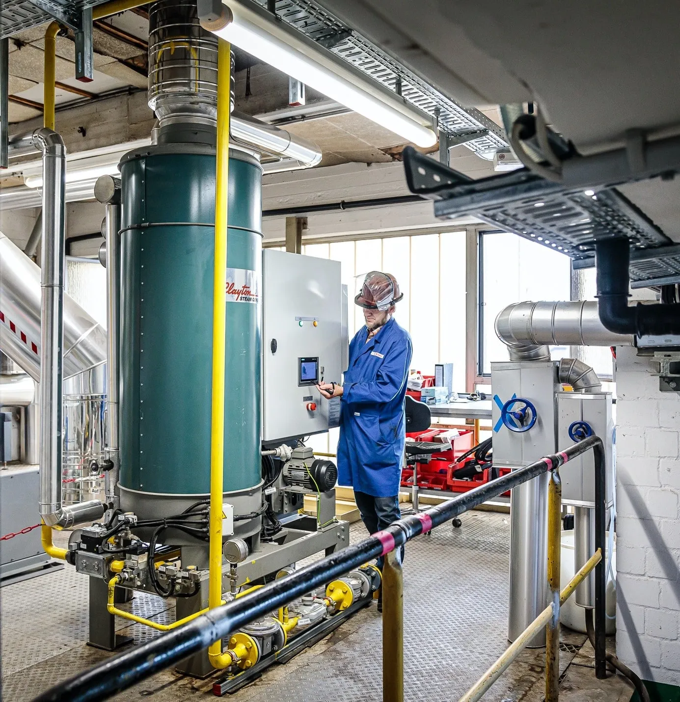Prozessdampf für die Wursthülle bei der Walsroder Casings GmbH